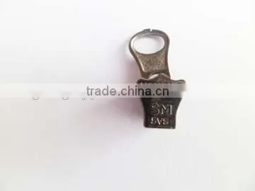 5# resin zipper auto-lock zipper slider painted color zipper head butterfly slider body