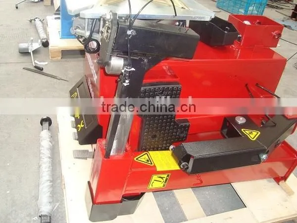 Automatic tyre change machine for wheel change with tilting back post with one help arm CE approve model IT615