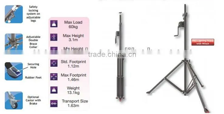Cheap DJ stativ(es) hanging par can stage lights