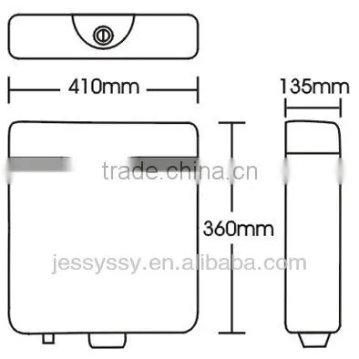 bathroom accessories plastic water tank 020
