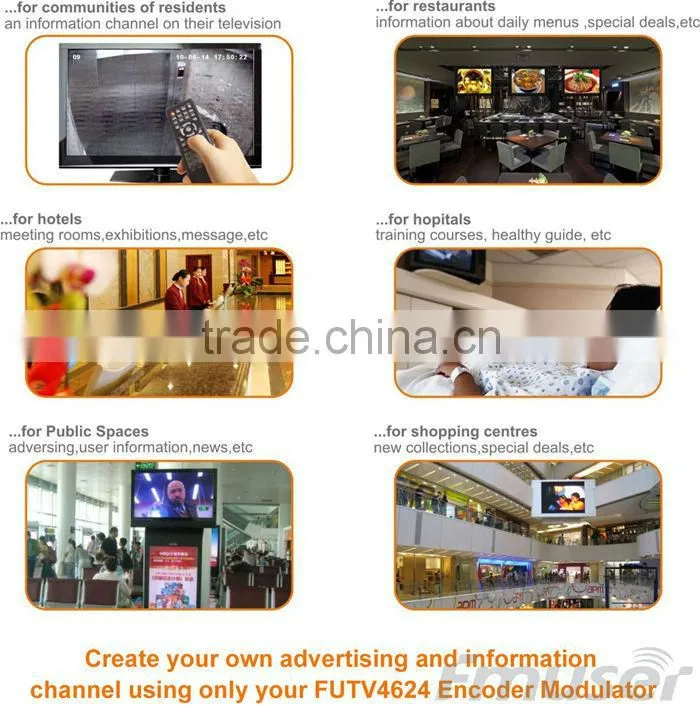 wholesale MPEG-4 AVC /H.264 SD rf converter (Tuner,CVBS,HDMI in; RF out) for Audio/Video to DVBT hch
