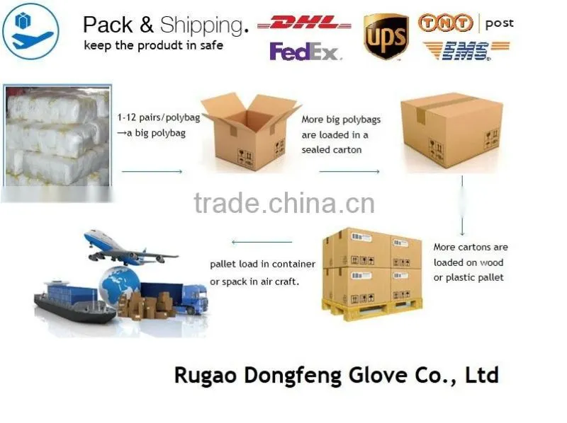 CE EN388 13g seamless HPPE knitted oil gas resistant glove for Maintenance