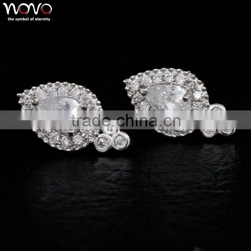 Nickle free brass jewelry earring wholesale