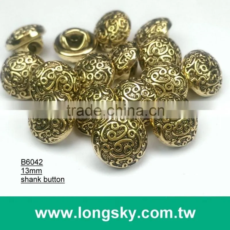 (#B6047/13mm) 20L curve stripes small shank buttons for stylish bag decoration