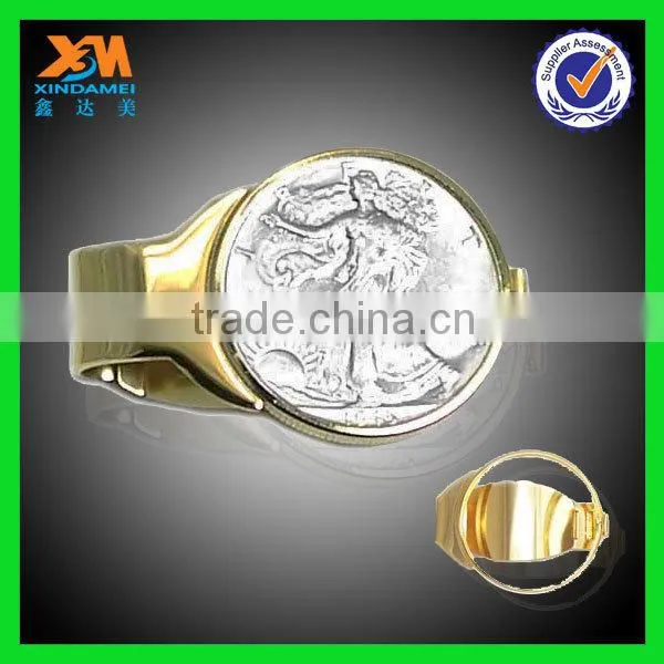 2014 new arrival metal alloy simple plain shenzhen wallet (xdm-w001)