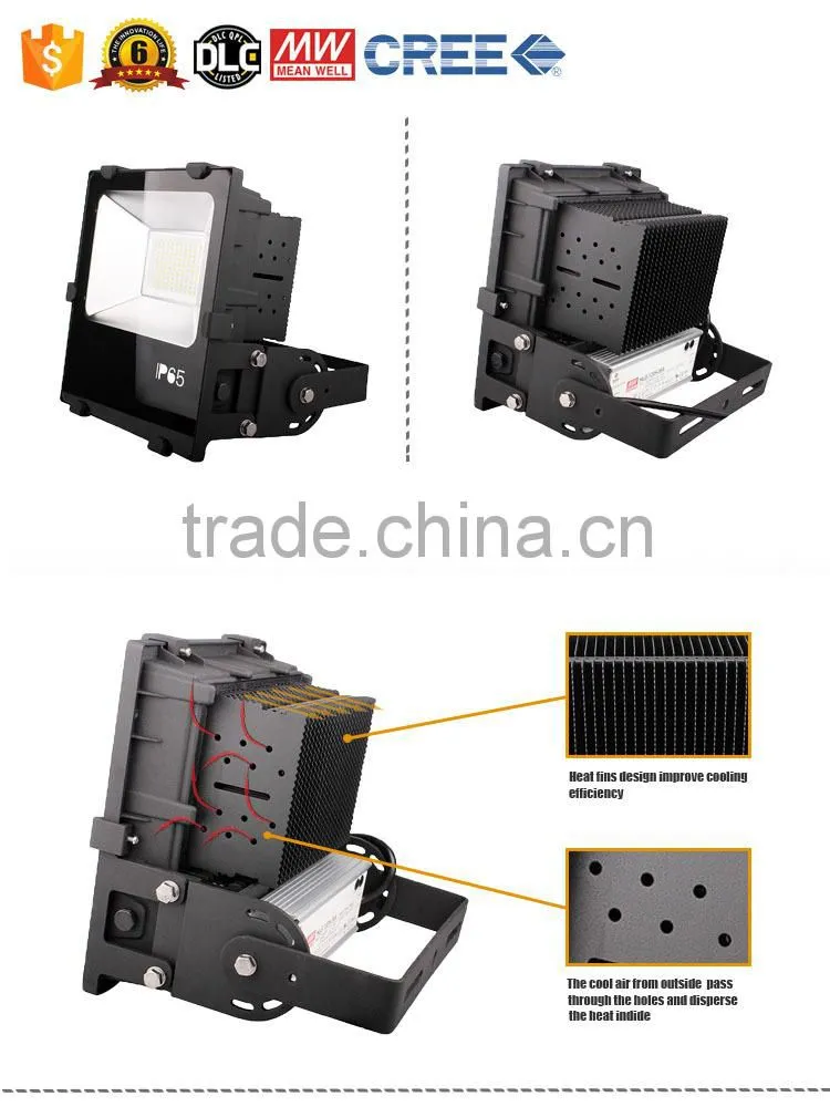 led flood lighting DLC 200w aluminum body 5 years warranty