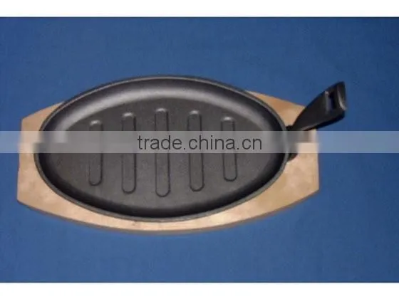 cast iron steak fried pan