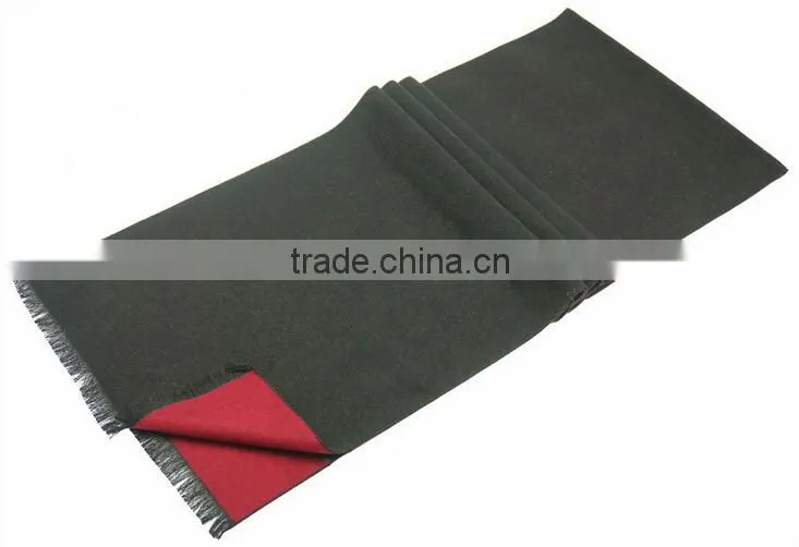fashion warm red color manufacturers brushed silk scarves for women