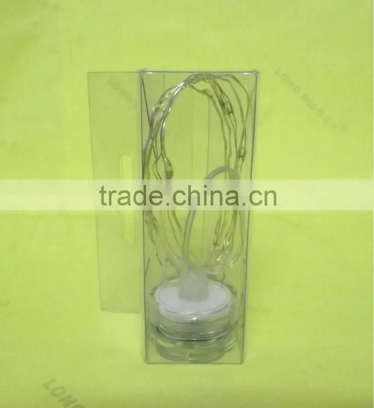 Water Proof CR2032 Battery LED String Light In Blue Color