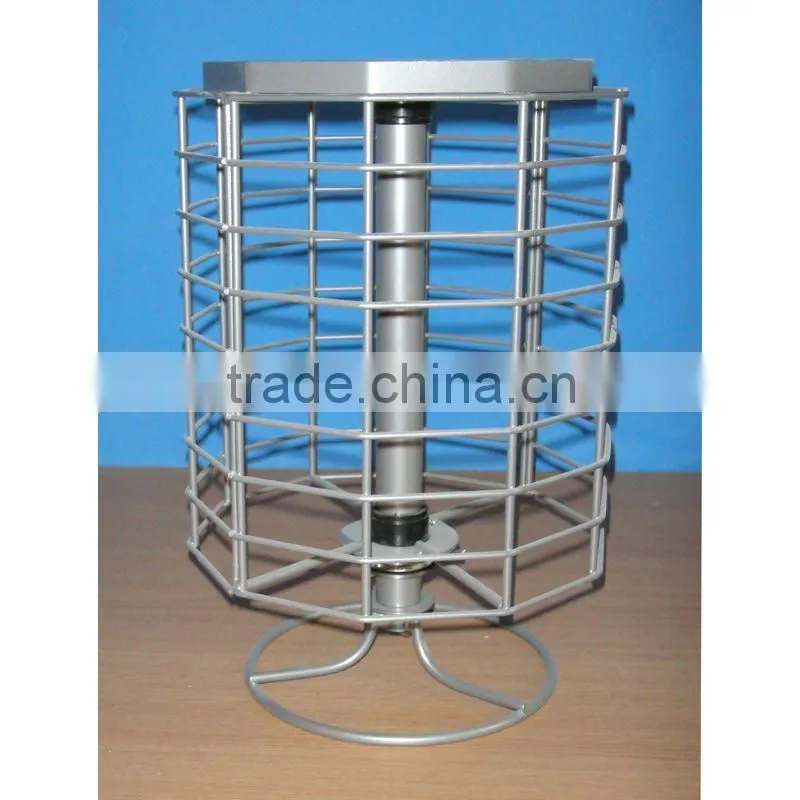 10 sides counter wire stand with small space occupying