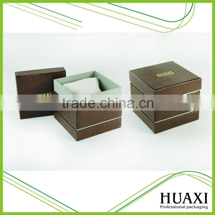 Custom made cheap gift small paper watch box watch storage box