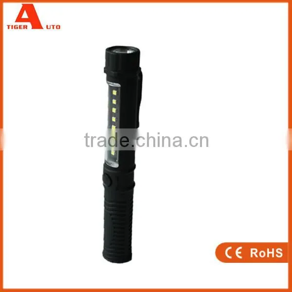 CE ROHS Dry Battery Magnetic led work light with clip LED inspection lamp