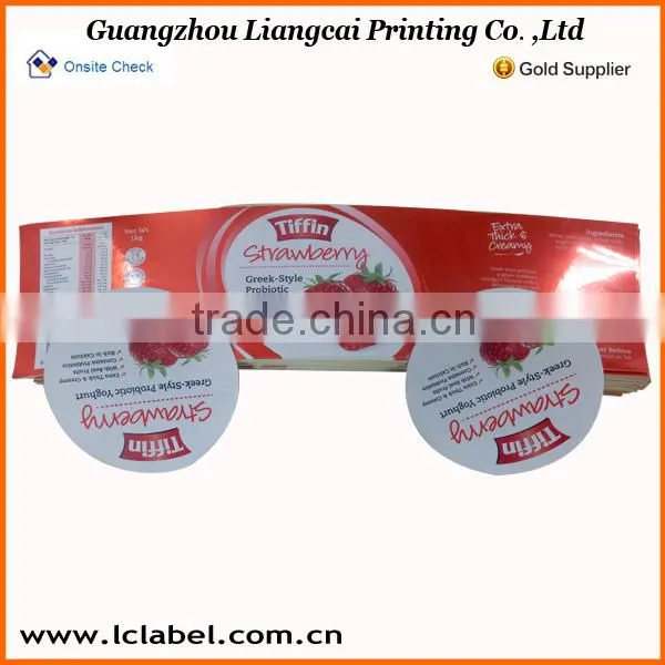 red color fruit sticker PVC sticker label sticker for wholesale