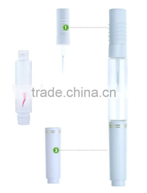Easam 12 ml plastic unique nail polish bottle