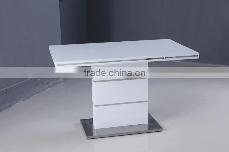 Hot Sell White High Gloss Dining Table