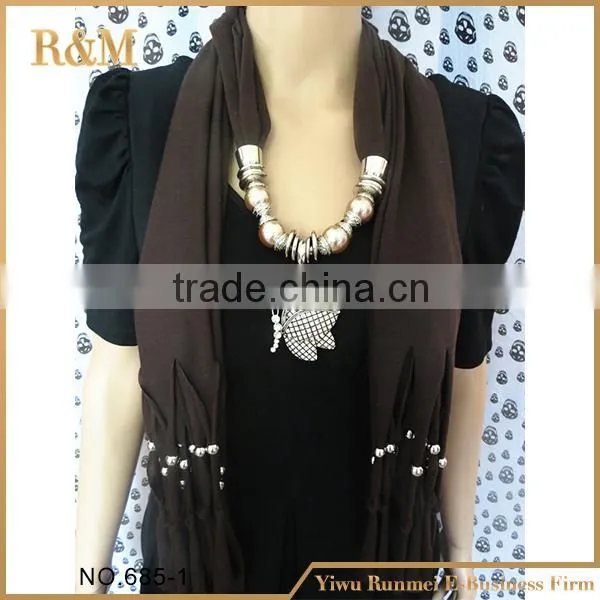 Most popular high safety jewelry pendant scarves for wholesale
