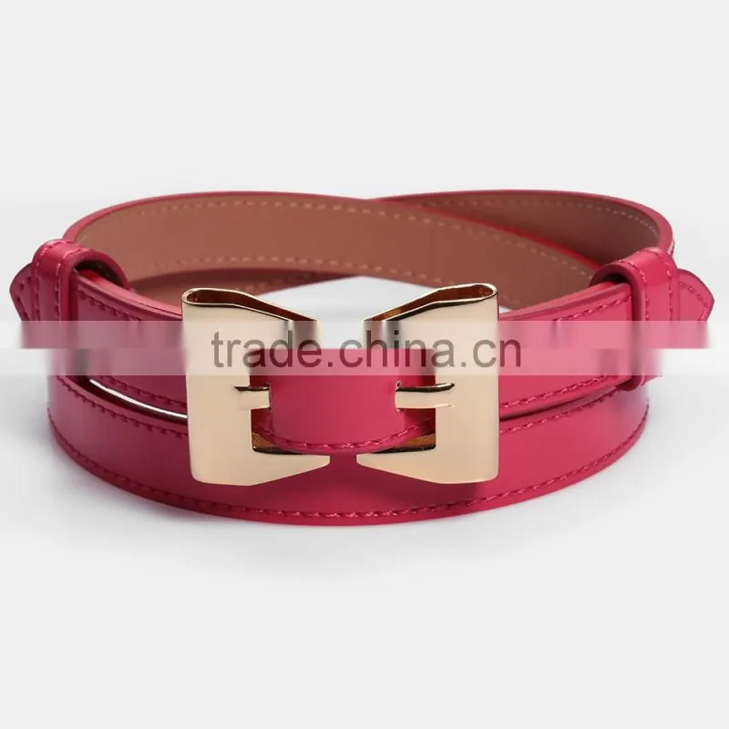 Guangzhou belts factory ladies dress cutting brand belt universal waist belt