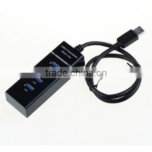 4 Ports USB 3.0 External HUB Adater for PC Laptop Notebook Super Speed 5Gbps