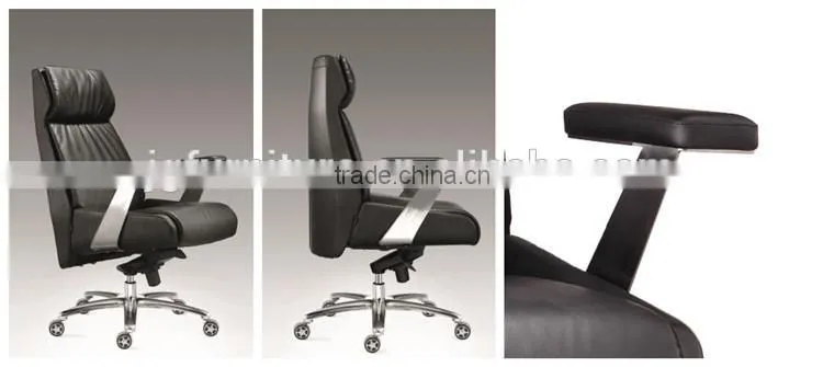 Luxury big boss CEO executive chair with metal base
