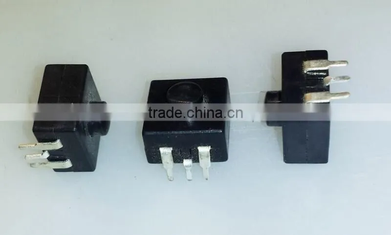 3pin pts switch 2 big pin 1small pin flashlight push button switch