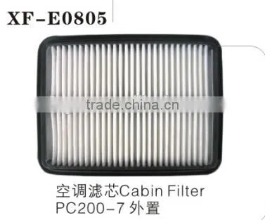 excavator cabin filter for PC200-7 extraposition