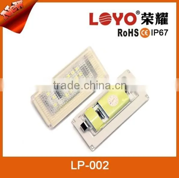 Best seller 18 LEDs design SMD for cars led license plate lights