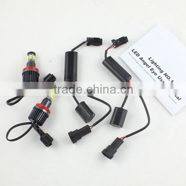 car accessories light xenon white no error h8 120w led angel eyes marker for bmw e90 e91 e82 e87 e92 e93 x5 e70 f01 f02