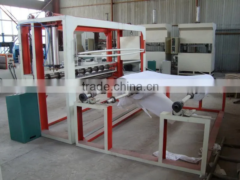 Paper cutting machine of pneumatic vertical