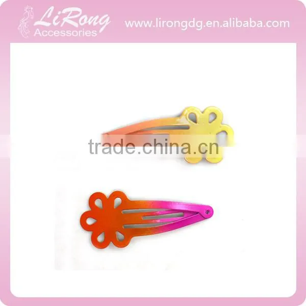 Flower Design Snap Clips for Children