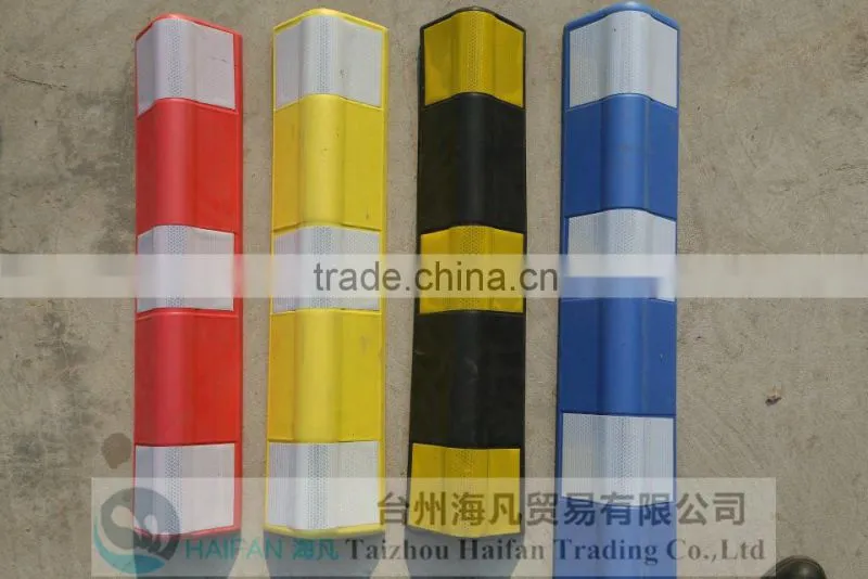 600mm EVA colorful round corner guard reflective for parking safety/Good quality round EVA plastic corner protector for garage