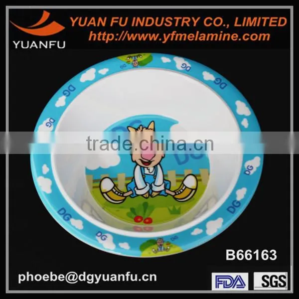 Melamine high quality V type snacks bowl