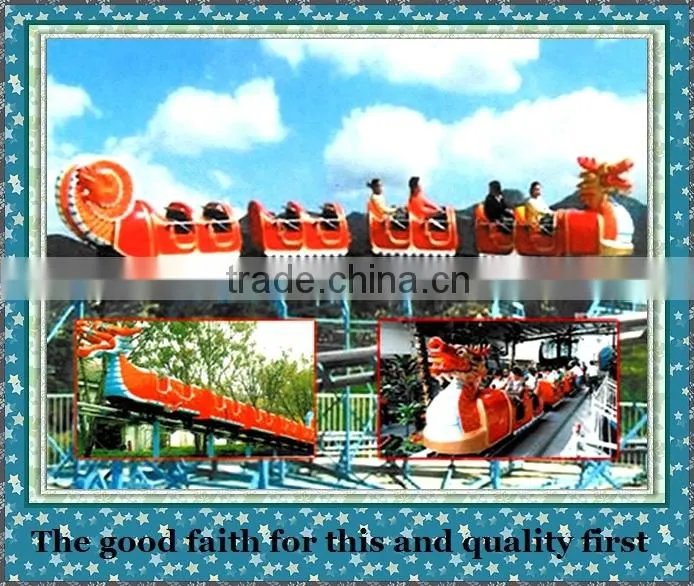 factory direct rides hot sale amusement rides roller coaster sliding dragon