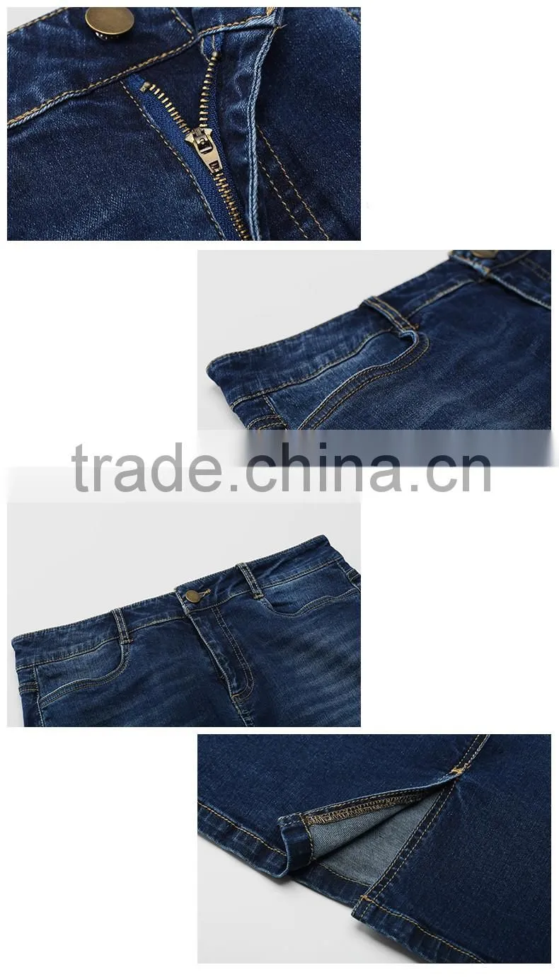 Fashion trendy Best jean skirt latest fashion wholesale jean skirts