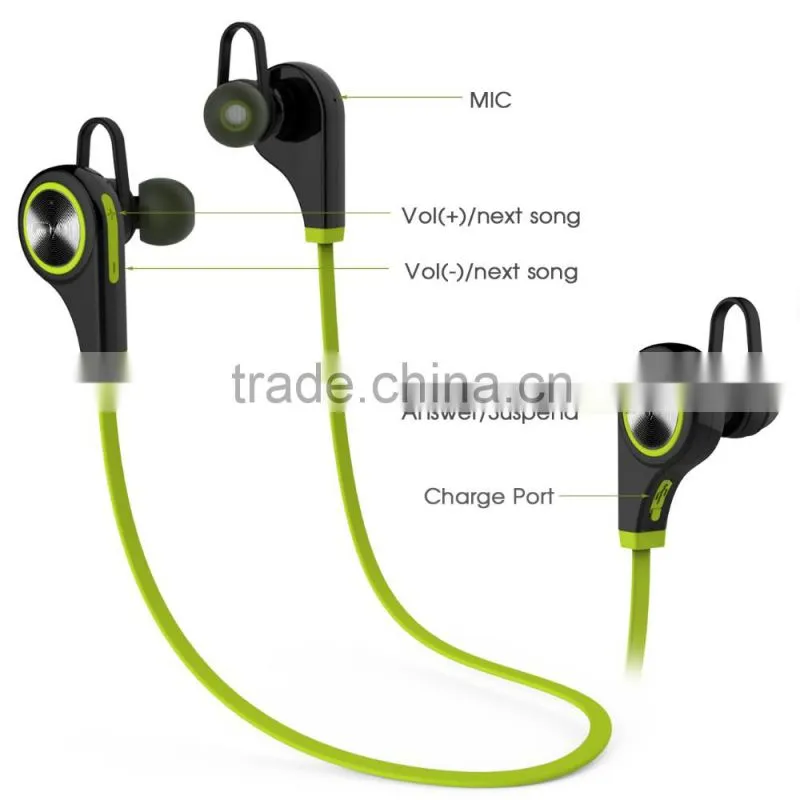 2016 High quality Noise cancelling New Design Fashion Wireless Bluetooth Headset