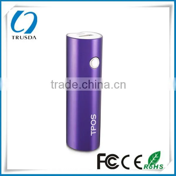 new Aluminium Lipstick i7 power bank 2200mah
