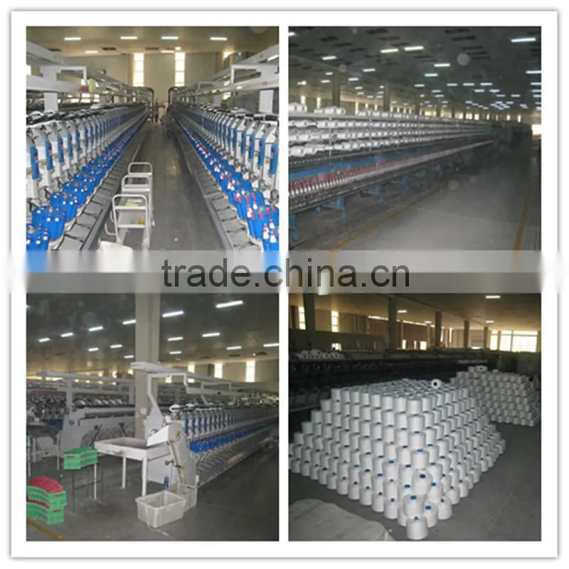 100% poly spun yarn 20/2 china supplier
