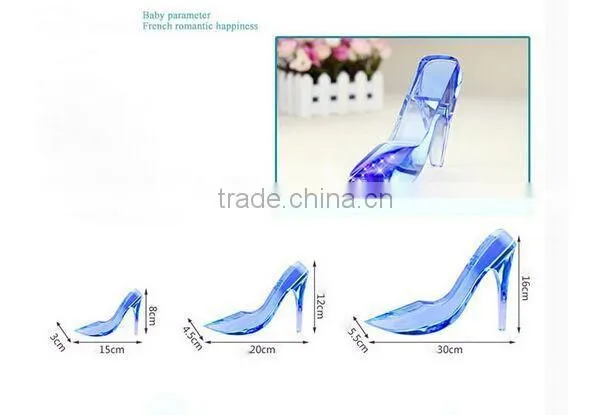 crystal shoes for wedding decorations Cinderella's shoe