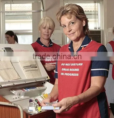 nurse uniform vest , hospital vest uniform ,nurse bibs ,nurse Waistcoats