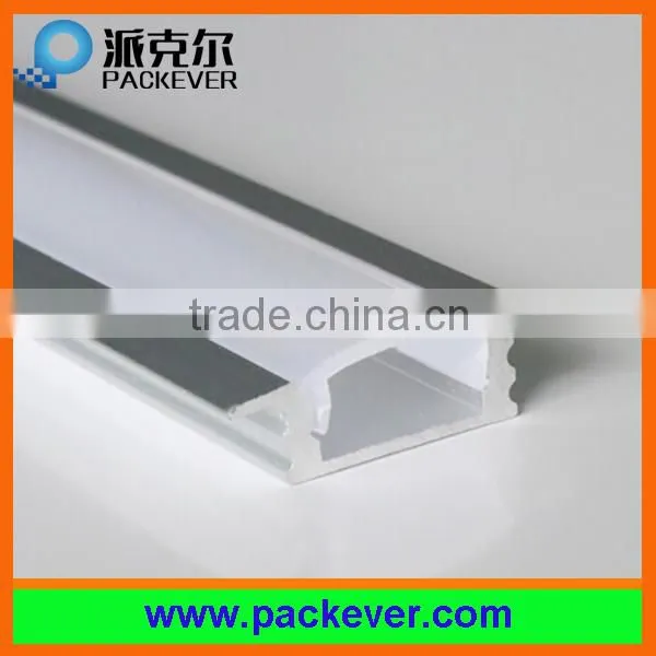 Recessed mounted LED strip light aluminum profile with PC cover