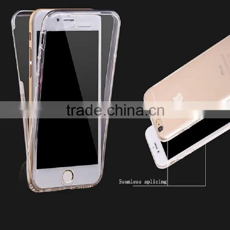 Ultra thin pc case slim case for iPhone 6 full cover tpu bumper case