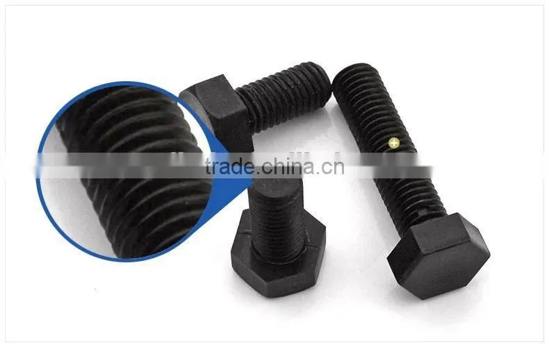 Black/Black Oxide GB5783 Standard Hexagon Head Bolts