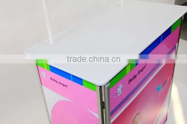 Locked Aluminum Alloy Folding Sales Promotion Table