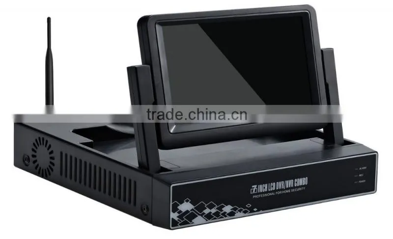 wireless ip camera with 10.1 inch monitor ccvt nvr kit