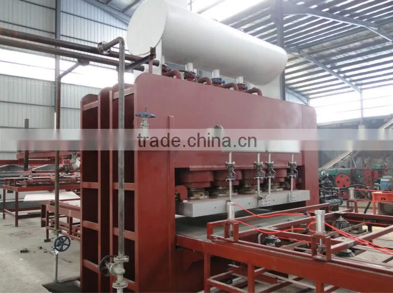 short cycle lamination hot-press for 2 sides in short time