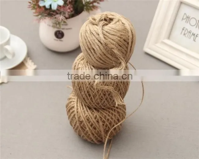 China Suppliers 1MM-3MM Natural Hemp Rope,Jute Twine,Jute Rope For Hang tag Or DIY