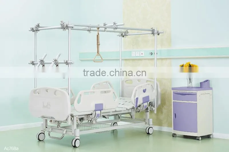 Morden purple hospital bed with hole surface