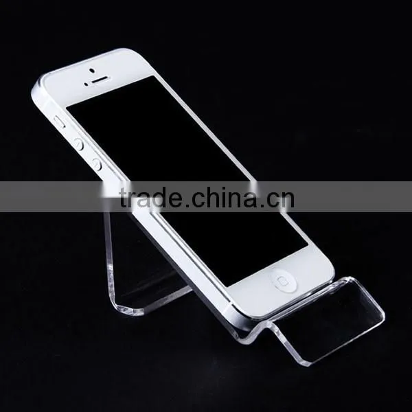 2016 best seller customized clear acrylic cell phone display holder