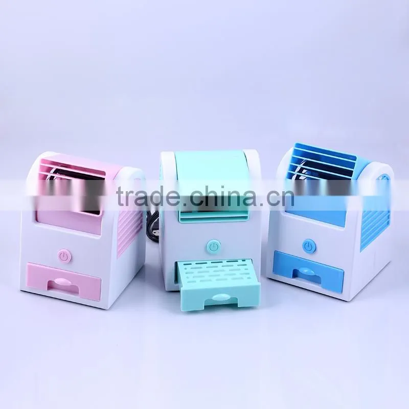 USB mini style battery Dual-use Air-conditioned desk fan for student