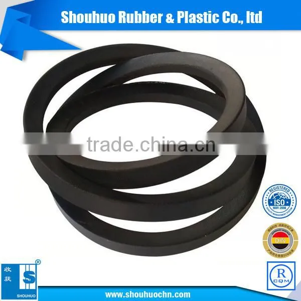 Rubber v belt for pulley wheel