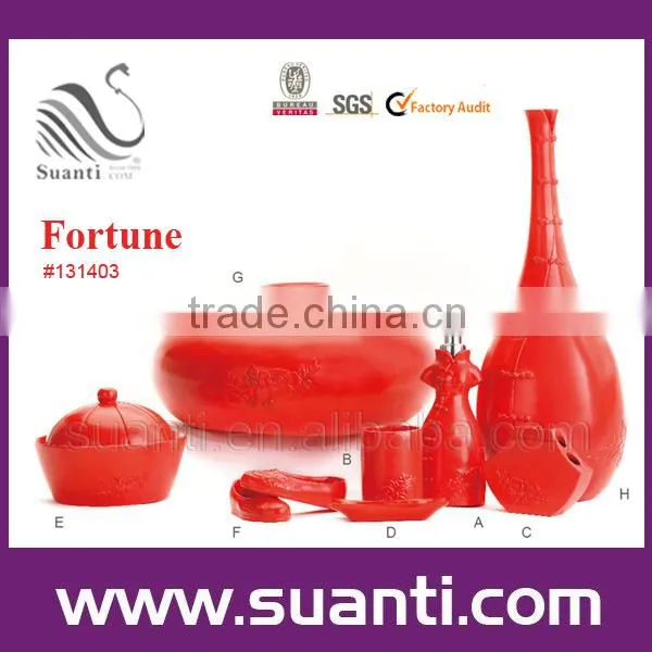 china dream polyresin decorations / exquisite fruit plate/decorations/sets